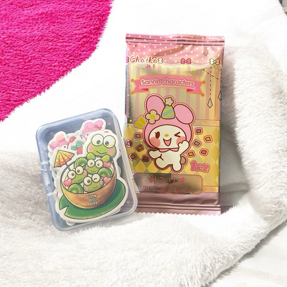 Sanrio Collectible Card Pack + Sticker Box Set 3